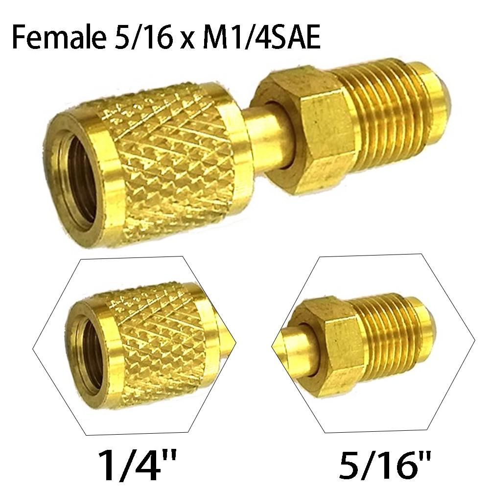 Адаптер Female 5/16 x M1/4SAE Для кондиционеров R32 R410a