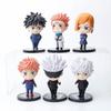 Набор из 6 фигурок Jujutsu Kaisen: Годзё Сатору, Кугисаки. Идеально для коллекционеров и детских подарков