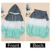 Women Tie Printed Long Sleeve Drawstring Pullover Sweatshirts With Pocket