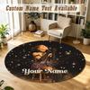 Round Rug Custom NameAriana Grande Pattern Non Slip Carpet Home Floor Decor