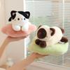 25 см Милая Плюшевая Игрушка Кошка Домашний Котенок Плюшевая Кукла Высокое Качество Изысканная Кошка Мягкая Удобная Подушка Подарок на День Рождения