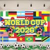 Флаги и украшения для болельщиков Чемпионата мира по футболу 2026 Ткань QZB2653