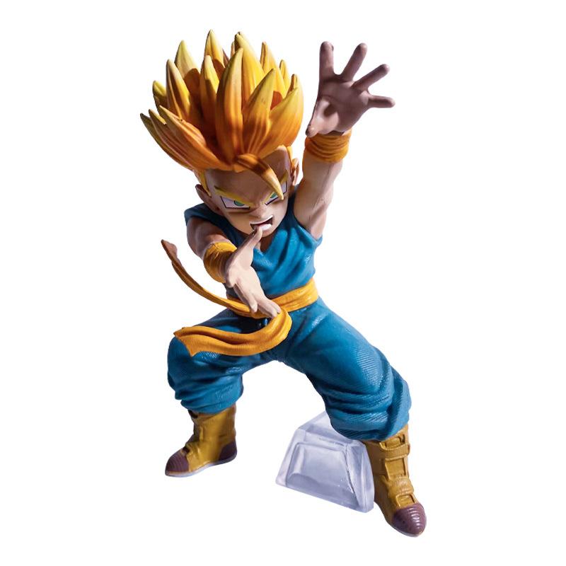 Фигурка Сон Гохана и Транкса из аниме Dragon Ball, 15 см, ПВХ, статуэтка, модель, украшение, коллекционная кукла, игрушка, подарок.