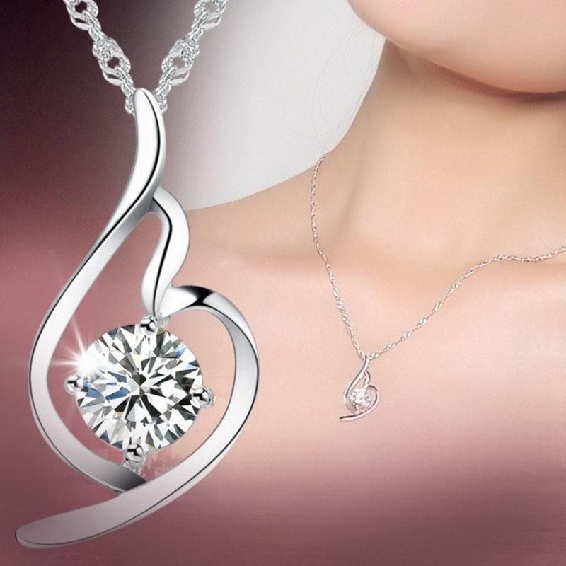 Ожерелье из стерлингового серебра 925 пробы, серебряные аксессуары, мягкий кулон для женщин, корейские аксессуары