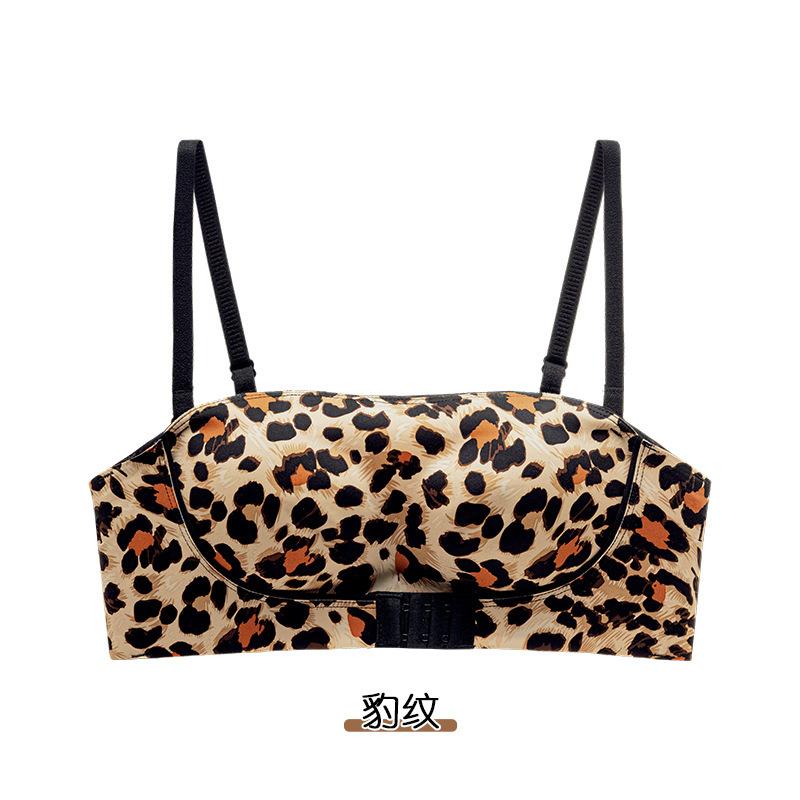 Оригинальное strapless белье противоскользящее собирающее маленькую грудь передняя застежка анти-провисание бандо топ анти-прозрачный бюстгальтер