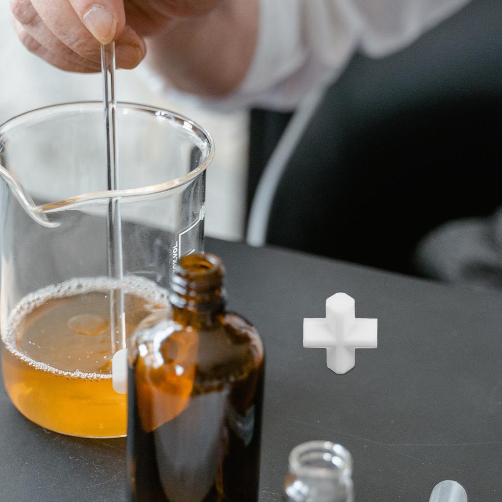 Magnetic Stirrer Bar For Mixer Stirring Rods PTFE Cross Shape Stir Plate Bars High Temperature Resistance Laboratory Mixing