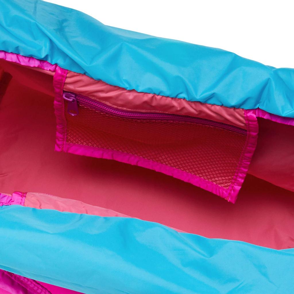 Foldable Eco Pink [Flapper] Bag, Large, Neon, Women's,