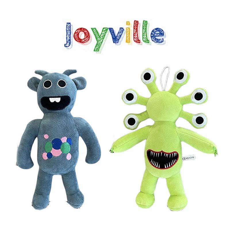 Fun And Colorful Joyville Monster Plush Toy 28cm Blue Two-eyed Monster 119g Soft Short Plush Pp Cotton Filling