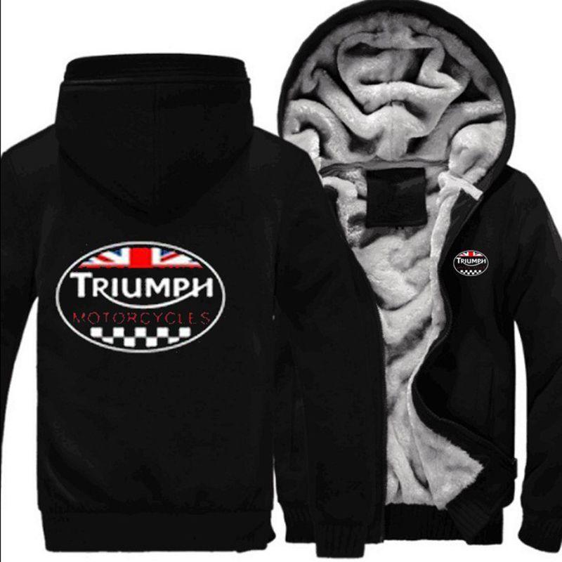 Толстовки Triumph Модные Теплые Зимние Куртки Пальто с Утепленной Молнией Кардиган
