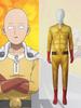 Детский Хэллоуинский Костюм-Комбинезон с Плащом в Стиле Сайтамы из One-Punch Man
