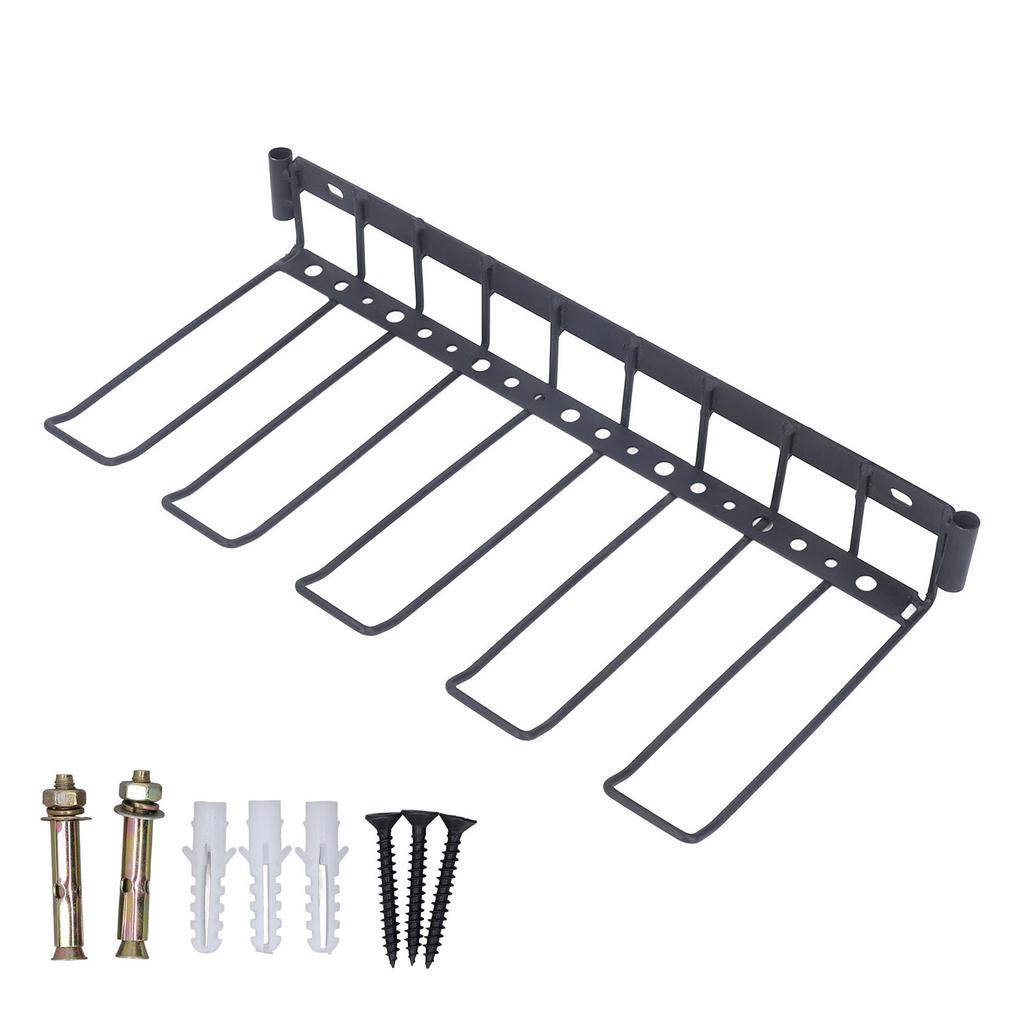 Tool Rack Storage Organizer Alloy Steel Wall Mount Power Tools Shelf for Home Garage