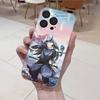 Чехол для телефона Tensei Shitara Slime Datta для iPhone 16,15,14,13,12,11 Plus,Pro,Max,XR,XS,X,7,8 Plus,SE,Mini Прозрачный Мягкий Чехол