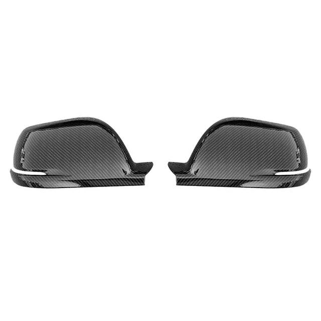 For Honda CRV CR-V 2017- Car Rearview Side Mirror Cover Wing Cap Sticker Exterior Door Rear View Case Trim Carbon Fiber Auto