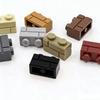 10 ШТ 98283 Детали Кирпичики DIY 1x2 Клетчатый Кирпичный Стеновой Кирпичик Детали Совместимые Образовательные Строительные Блоки Детали Игрушки
