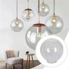 Acrylic Lampshade Outdoor Garden Ball Replacement Lamp Cover Transparent