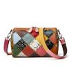Spring and Summer Trendy Leather Patchwork Pillow Bag, Snake-patterned Colorful Small Bag, Single-shoulder Crossbody Women's Bag