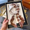 70cm Korean-Style Silk Square Scarf: Fashionable, Versatile Neck Protection and Decorative Accessory