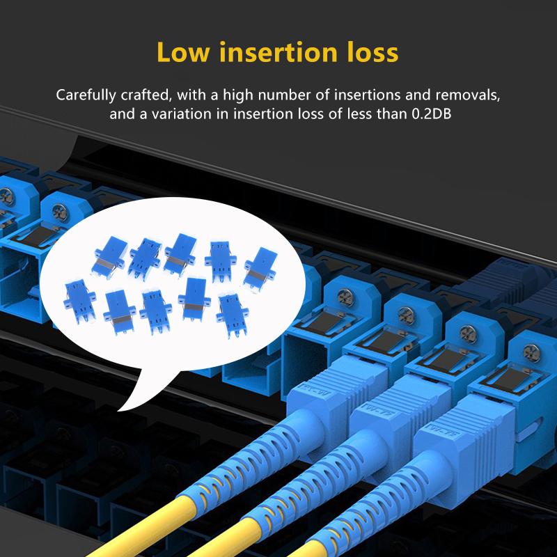 10 шт. Фланецный оптический разъем SC Адаптер LC/UPC SM Фланец Одномодовый Симплексный LC-LC UPC Соединитель