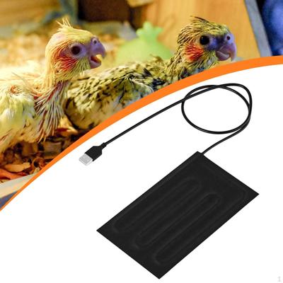 Греющий коврик для рептилий USB Электрический Многоцелевой Коврик для террариума Греющая подушка для змеи птицы