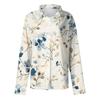 Women's Shirt Blouse Print Button Long Sleeve Casual Basic Shirt Collar Regular Top