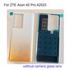 For ZTE Axon 40 Pro A2023 Back battery Rear Cover Battery Door Housing back cover camera glass For ZTE Axon 40Pro A2023