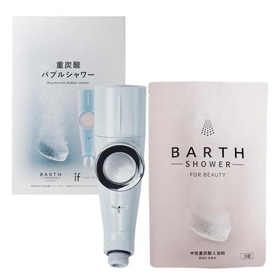 BARTH Bath Micro Nano Bubble Душевая головка сине-серая Bubble Душевая головка Spa Water (Экономия бикарбоната)
