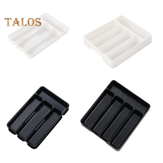 1/2 шт. Органайзер для ящиков, расширяемый кухонный лоток для посуды, регулируемый держатель для столовых приборов с 4/6 отделениями, разделитель для хранения столовых приборов и лопаток