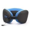 Travel Blue Honeycomb Breathable Memory Foam U-Shaped Neck Pillow