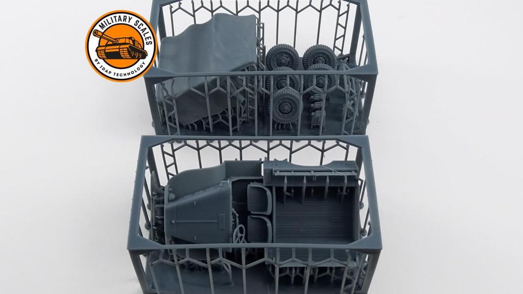 IDAP Technology Масштаб 1/72 Американский малый грузовик Dodge WC51 Набор для 3D-принтера PD72044