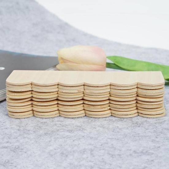 12шт 1/12 кукольный дом деревянная черепица DIY миниатюрная комната живопись аксессуар