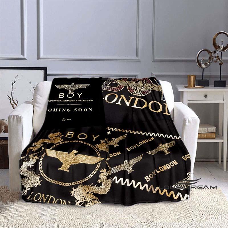 Персонализированный 3D-принт Британский бренд уличной одежды B-Boy London Логотип орла Фланелевое печатное одеяло Панк Декоративное одеяло для дивана Будь