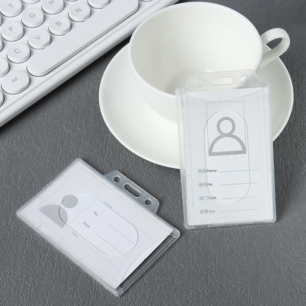 Школьный ID Защитный чехол для визитки Бейдж Кармашек для рабочей карты Держатели для именных карт Кармашек для ID-карты