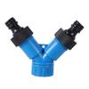 3/4'' Female Thread Y-Shaped Quick Connector Garden Irrigation Water Splitters Faucet Adapter Lawn Garden Watering Supplies