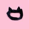 Facial Elastic Girls Makeup Face Hairdo Headwrap Cat Ear Headband Washing Hairband