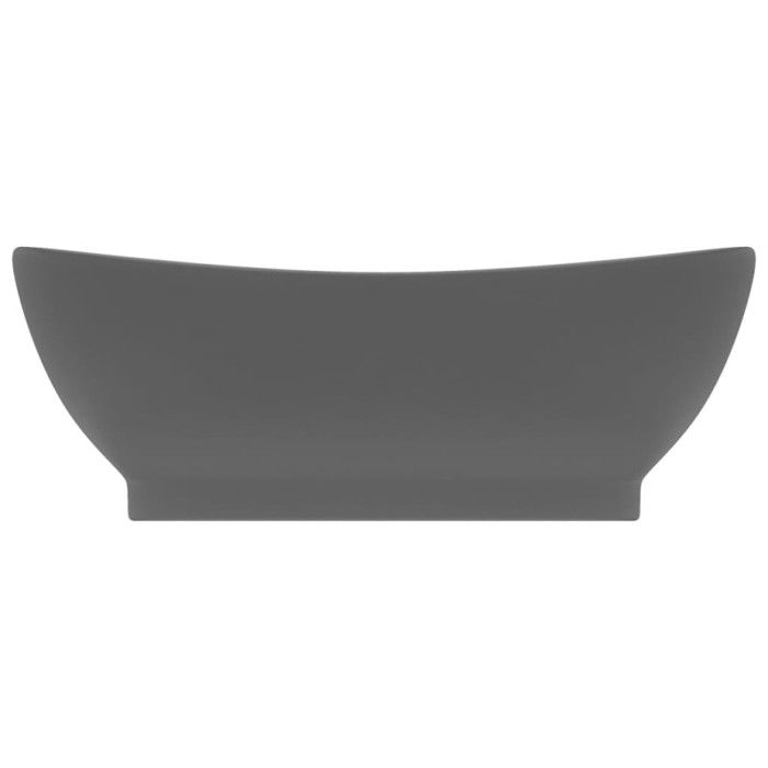 VidaXL Oval Washbasin with Overflow GVasque To Place for Toilet Hand Washbasin for Bathroom Cosmetic Room Interior Ris 146939