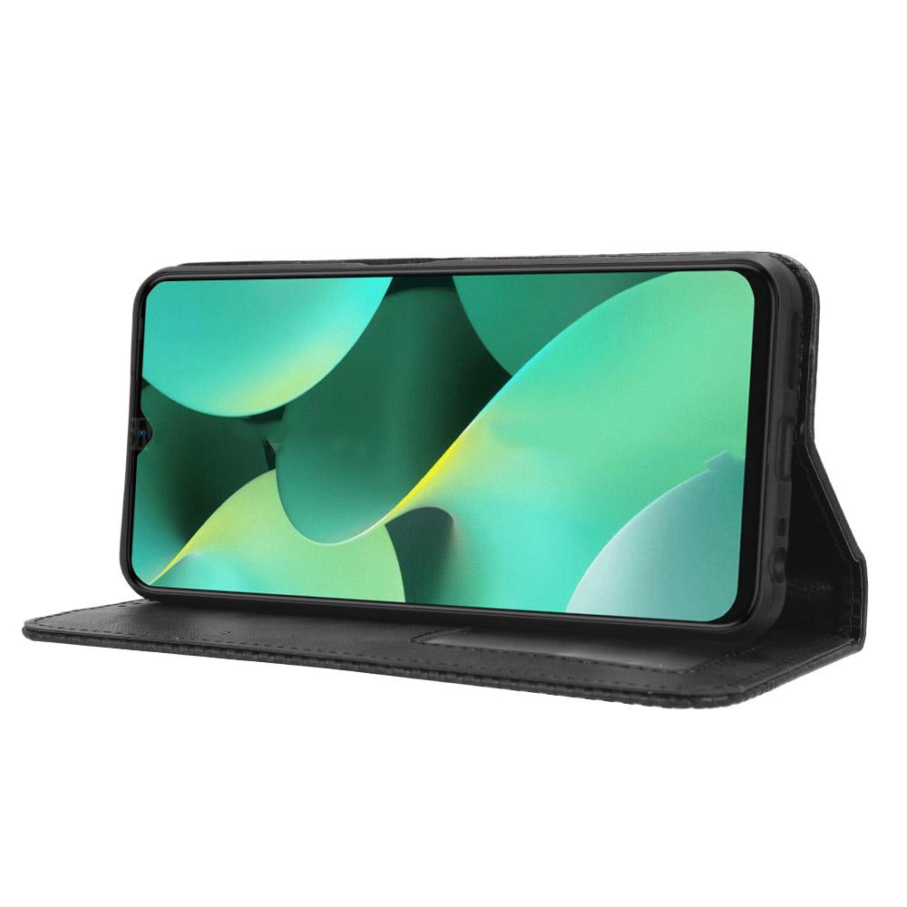 Для TECNO Spark 10C 4G Кошелек Чехол для телефона Пылезащитный Подставка PU Кожа Защитная крышка с ретро текстурой