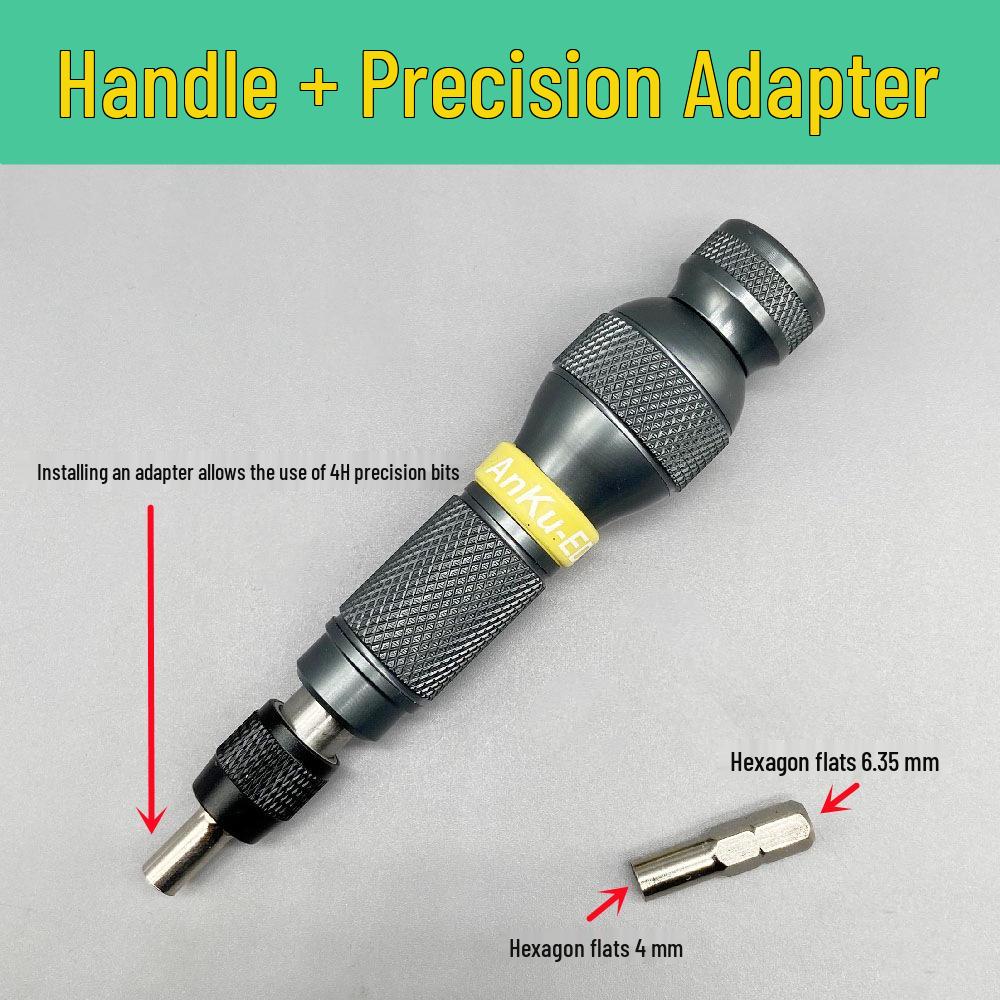 EDC Алюминиевый сплав 6.35 Рукоятка для бит Металлическая отвертка