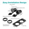 12V Dual USB Car Cigarette Lighter Socket Splitter 12V Charger Power Adapter Outlet Accessories New Arrive