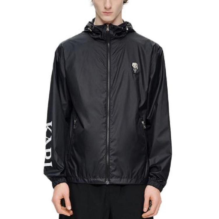 KARL LAGERFELD Jackets & Coats Men's Black 1K1E10101065