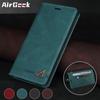 Kredit karta firibgarligining oldini olish uchun hamyonli charm g'ilof iPhone 13 12 Pro Max Samsung S22 S21 FE S20 A12 A32 A52 Xiaomi POCO F3 X3 Redmi Note 11 10 uchun
