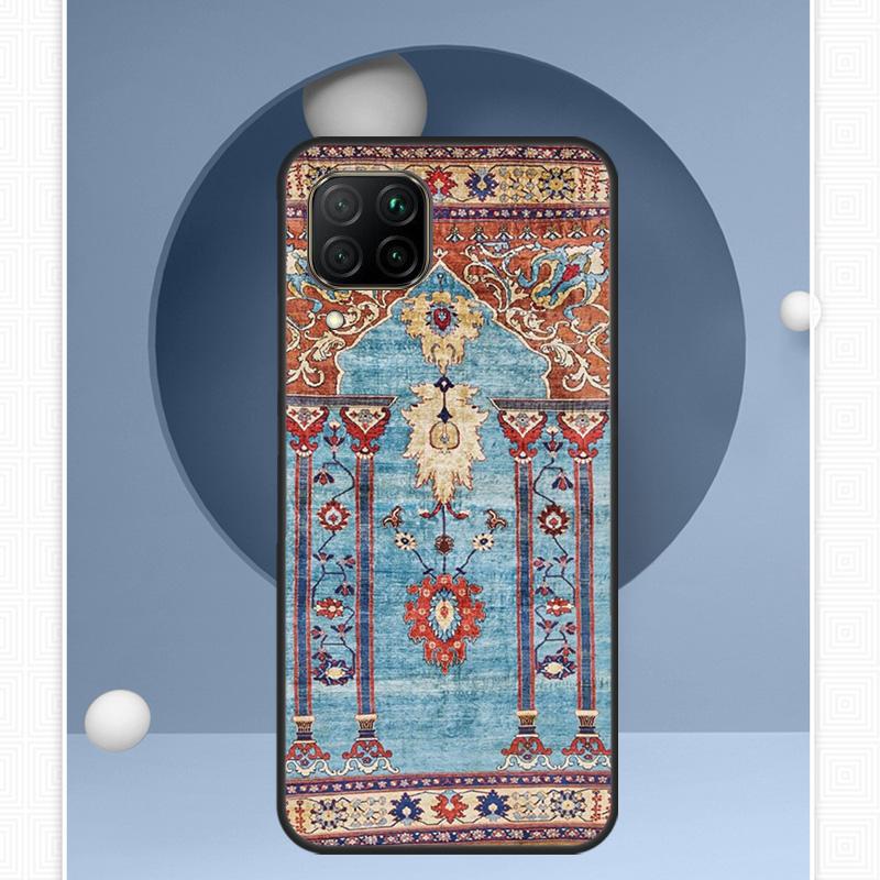 Персидский ковер Цветочный узор Для Huawei P30 P60 Pro P20 P40 Lite Nova 9 10 SE 12s 12i 11i 8i Y91 Y60 Y70 Y72 Y90 Y61 Чехол