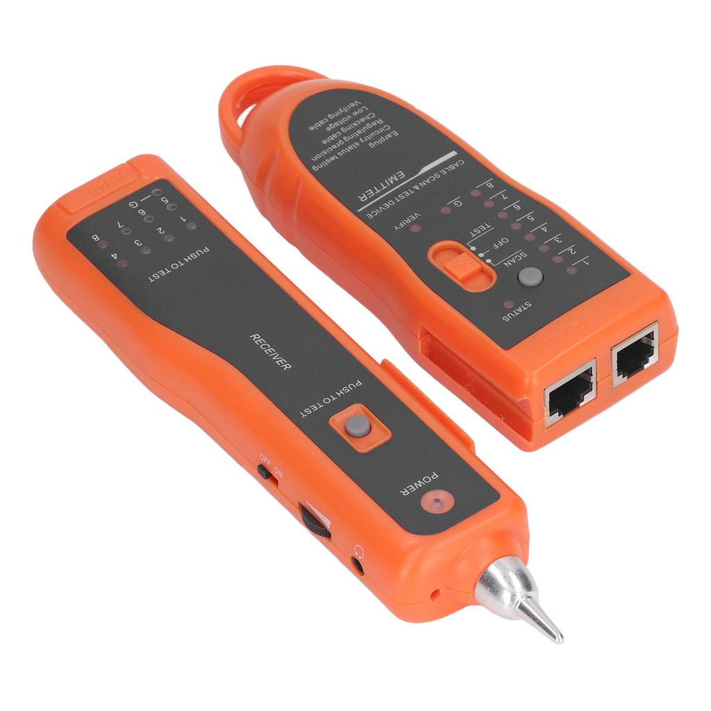 Wire Finder with Earphone Multifunctional Network Line Locator RJ11 RJ45 Telephone Cable Tester