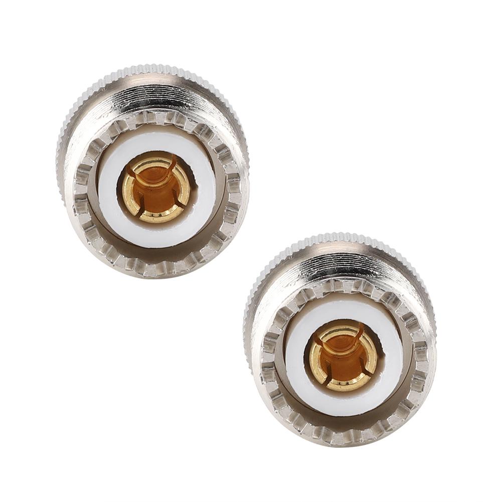 2PCS UHF Female S0239 to SMA F адаптер RF коаксиальный адаптер конвертер разъем