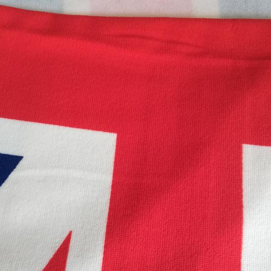 Beach Towel Super Soft Comfortable Superfine Fiber Water Absorption UK Flag Pool Towel for Home