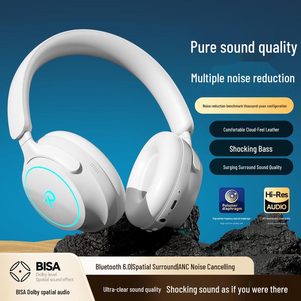 Беспроводные игровые Bluetooth-наушники M26, Длительное время работы от аккумулятора, Стереозвук, Цветная подсветка, Совместимы с устройствами Apple и Android.