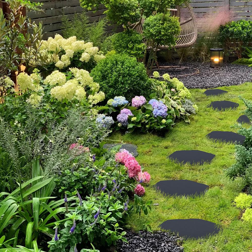 Садовые Шаговые Плиты Дорожка Мощение Украшение Декоративные Шаговые Плиты с Грунтовыми Колышками для Дорожки Задний Двор Бассейн Патио