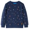 Sweatshirt for Children Navy Blue Blend 92/104/116/128/140