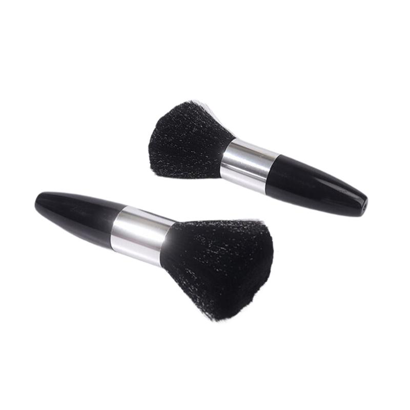 1 шт., мягкая шея, щетка для лица, парикмахерская, черная щетка для бороды, щетка для чистки волос, расческа для салона, парикмахерские инструменты для укладки макияжа