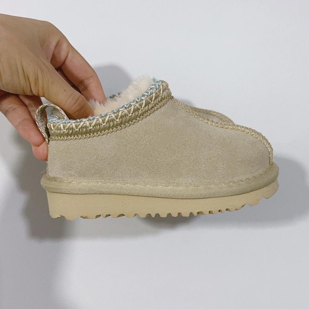 Winter Children Snow Boots 2027 New Design Baby Cow Suede Upper Warm Shoes With Thick Plush Boys Girls Toddler High-top Fur Boot