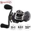 SOUGAYILANG High Speed Baitcasting Fishing Reel 11+1BB 6.3:1 Baitcasting Fishing Wheel Saltwater/freshwater Carp Fishing Tackle Equipment